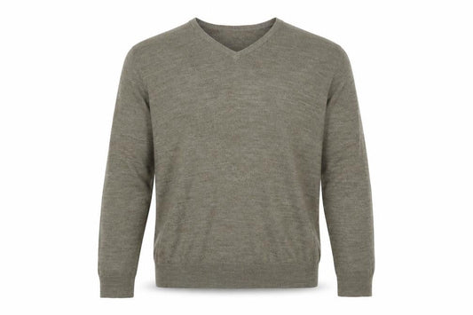 Marks & Spencer Mens Green Round Neck  Acrylic Pullover Jumper Size XL