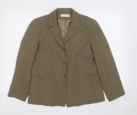 Wallis Womens Green   Jacket Blazer Size 12