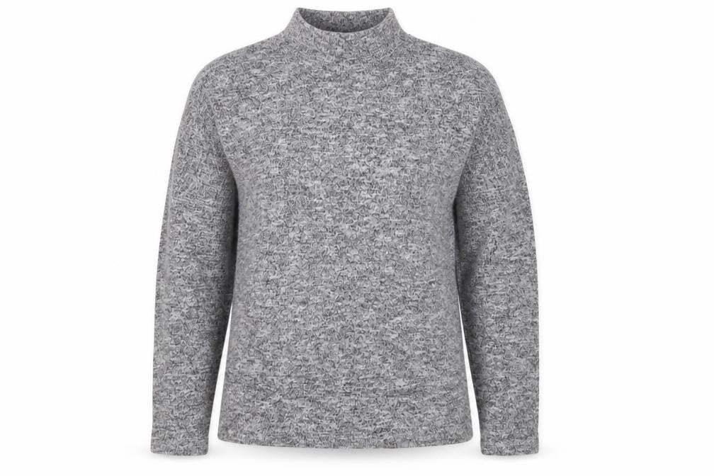 Dorothy Perkins Womens Grey Roll Neck  Polyester Pullover Jumper Size 10