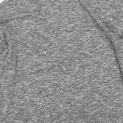 Dorothy Perkins Womens Grey Roll Neck  Polyester Pullover Jumper Size 10