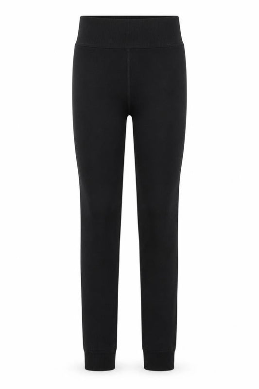 Primark Womens Black  Polyester Jogger Trousers Size S L25 in Regular