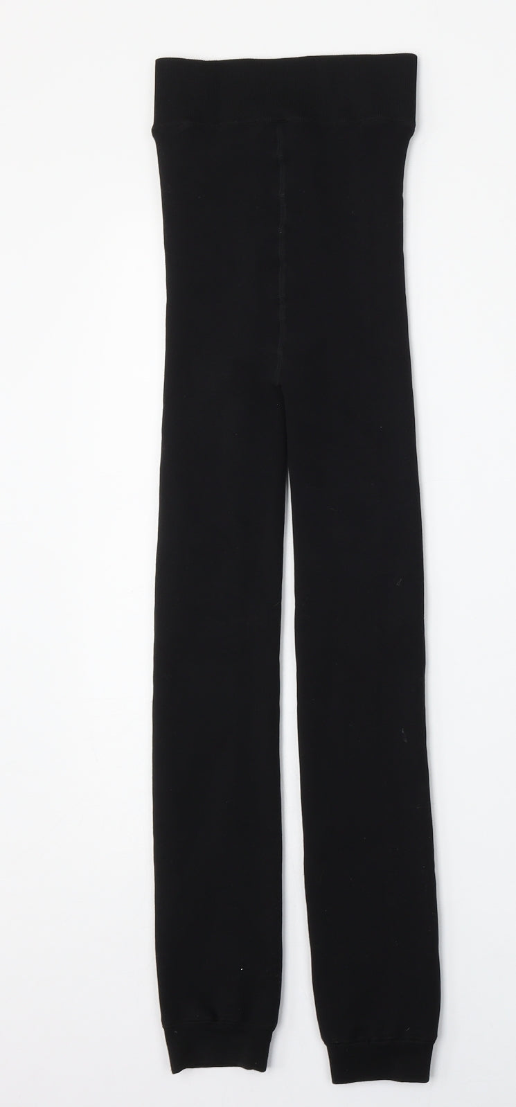 Primark Womens Black  Polyester Jogger Trousers Size S L25 in Regular