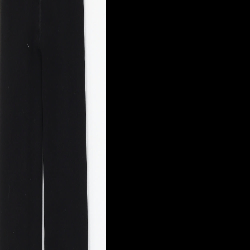 Primark Womens Black  Polyester Jogger Trousers Size S L25 in Regular