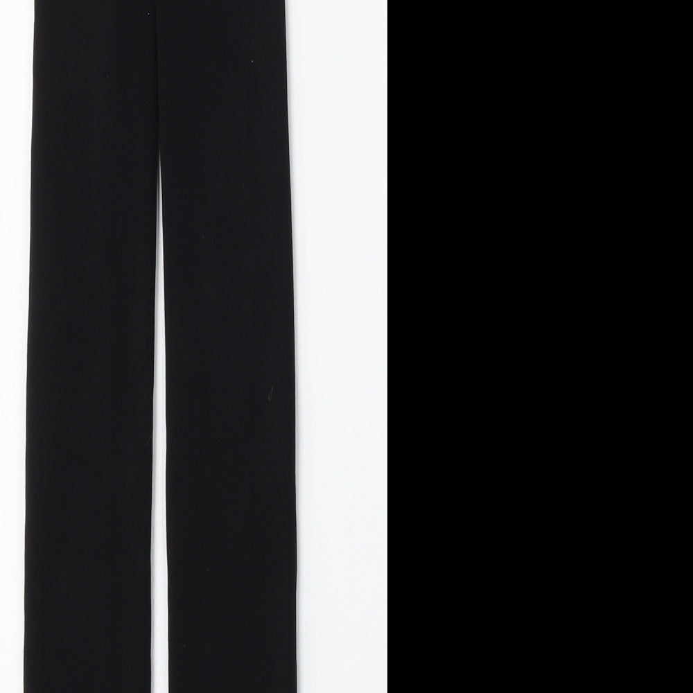 Primark Womens Black  Polyester Jogger Trousers Size S L25 in Regular