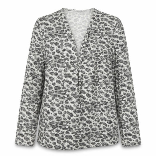 Atmosphere Womens Multicoloured V-Neck Animal Print Polyester Cardigan Jumper Size 10
