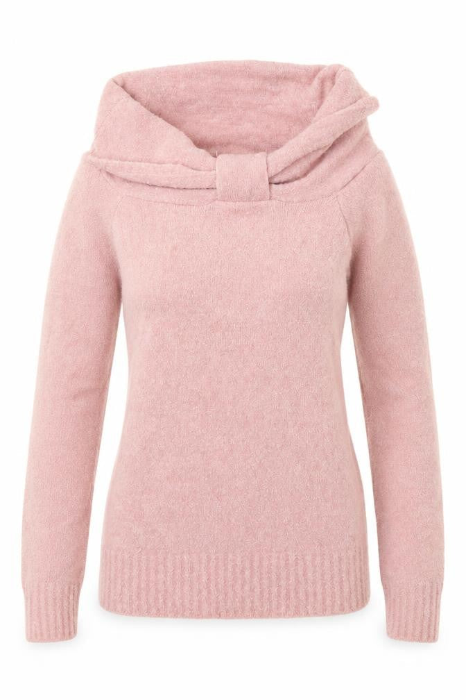 Select Womens Pink Roll Neck  Acrylic Pullover Jumper Size M