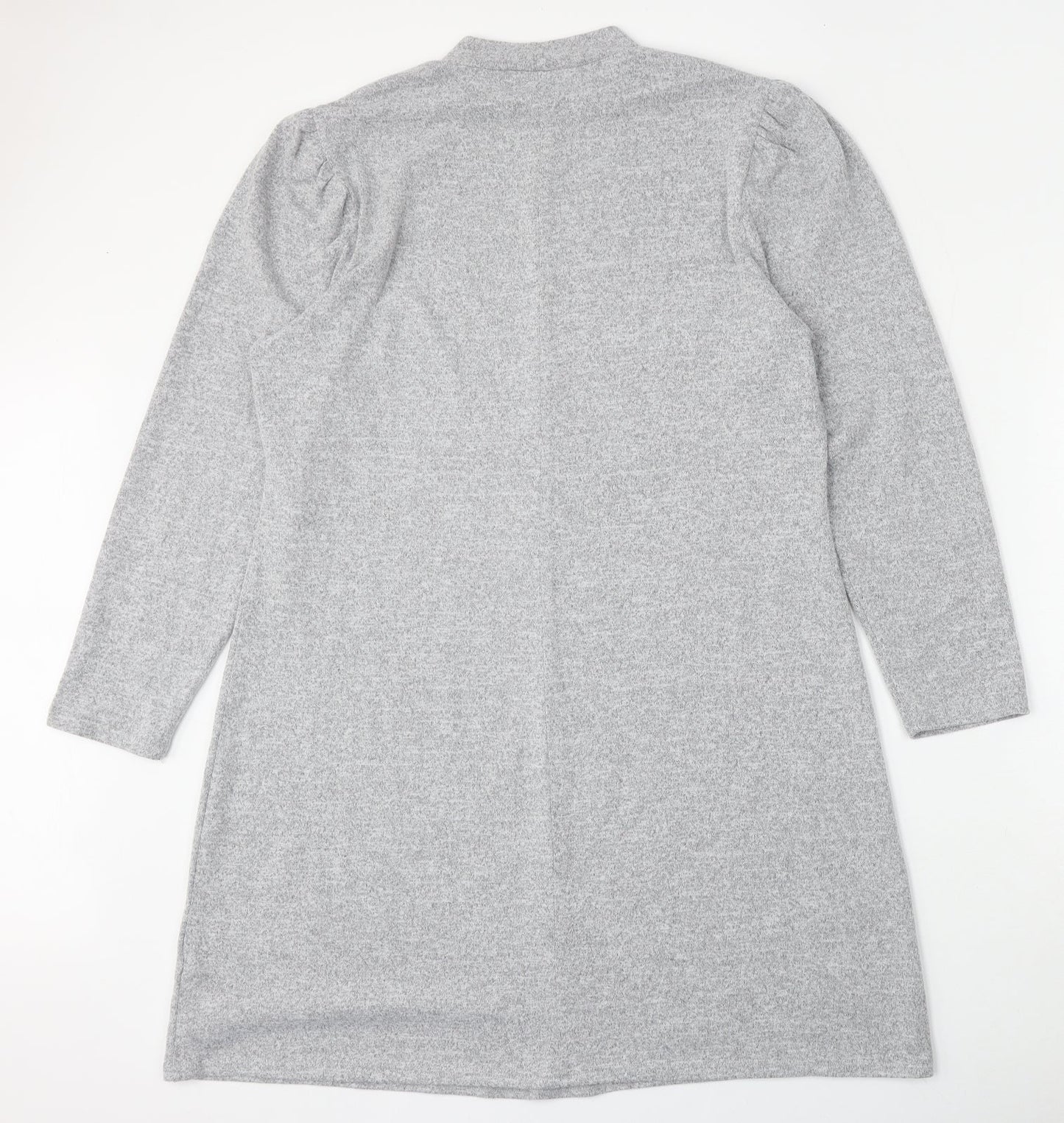 George Womens Grey Round Neck  Polyester Pullover Jumper Size 18