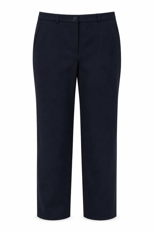 Brandtex Womens Blue  Polyester Trousers  Size 32 L28 in Regular