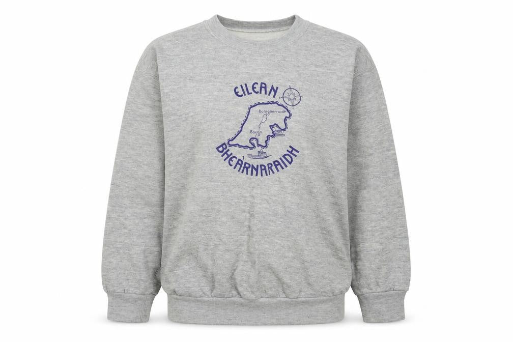 Blue Elliot Womens Grey  Acrylic Pullover Sweatshirt Size L  Pullover