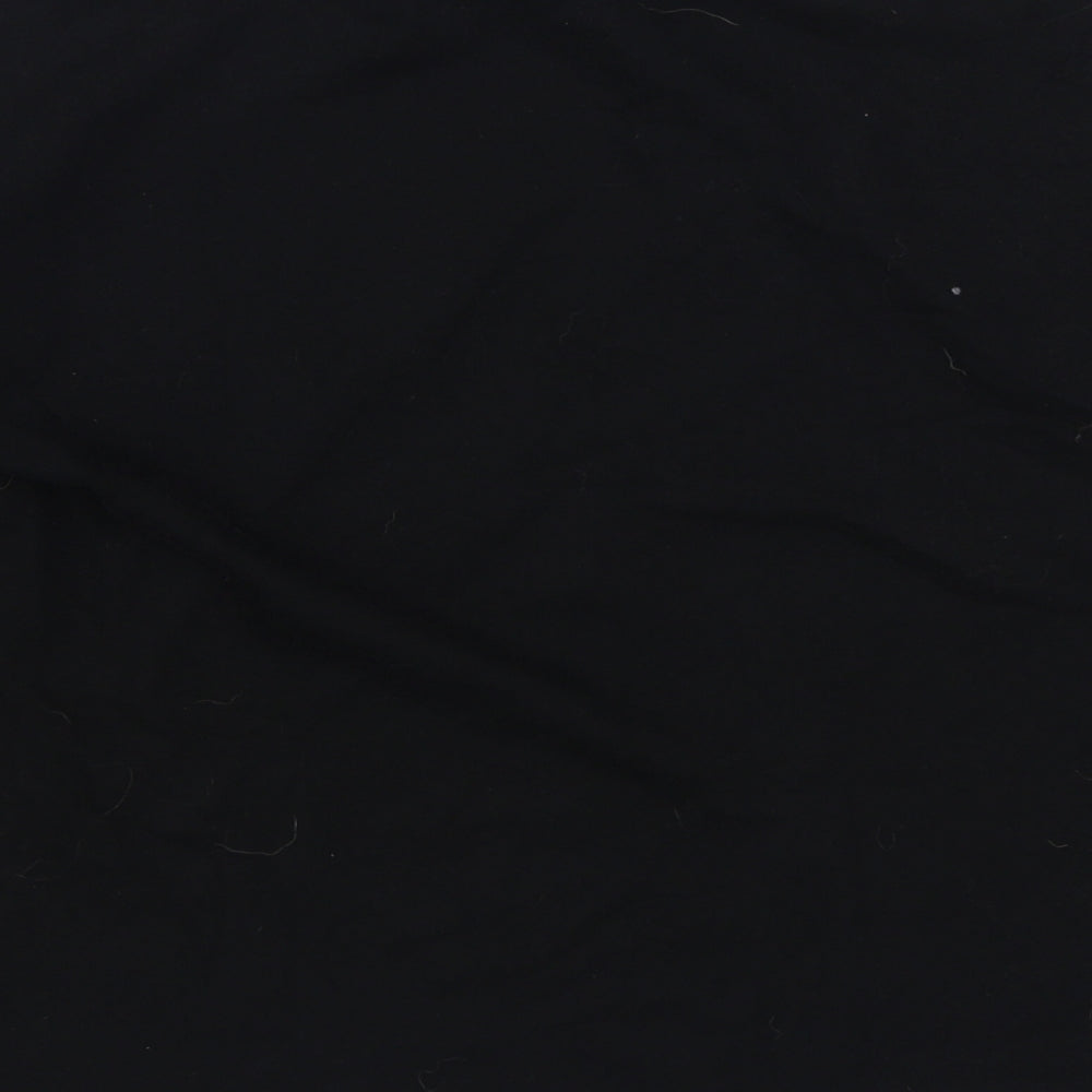 H&M Girls Black  Cotton Pullover Sweatshirt Size 11-12 Years  Pullover