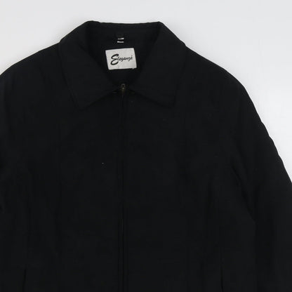 Elegance Womens Black   Jacket  Size 12  Zip
