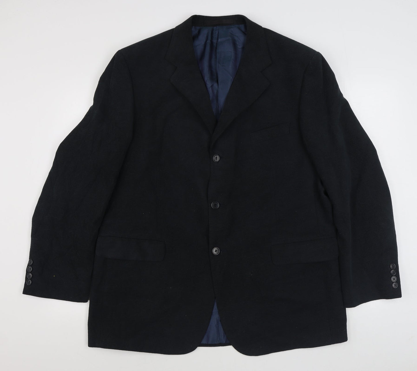 Marks and Spencer Mens Blue  Cotton Jacket Suit Jacket Size M