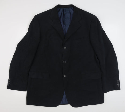 Marks and Spencer Mens Blue  Cotton Jacket Suit Jacket Size M