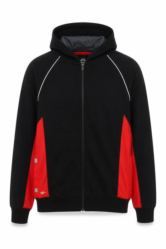 PBsport Mens Multicoloured Round Neck  Cotton Full Zip Jumper Size S