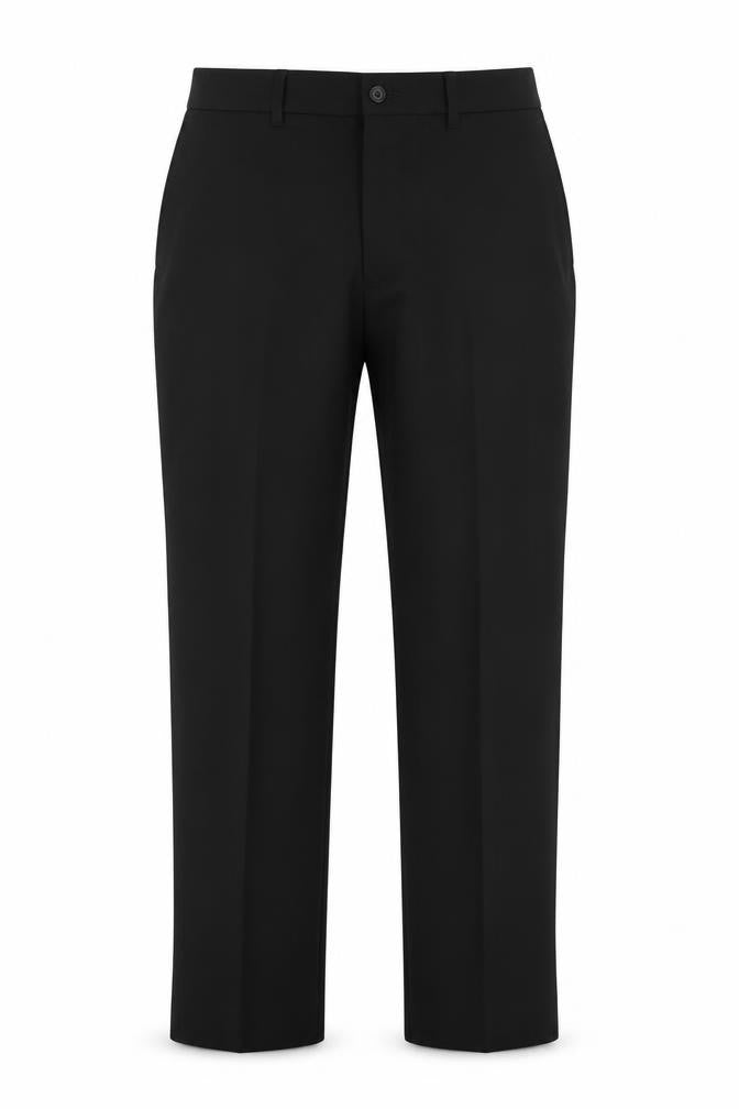 Marks & Spencer Womens Black  Polyester Trousers  Size 36 L29 in Regular
