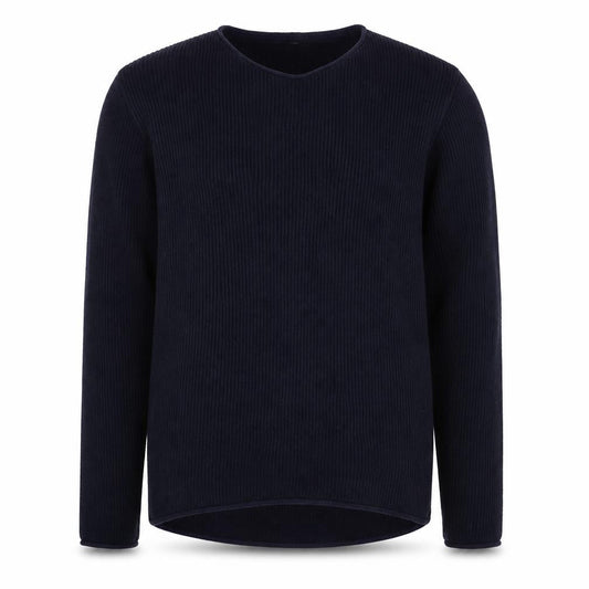 River Island  Mens Blue Round Neck  Acrylic Pullover Jumper Size M