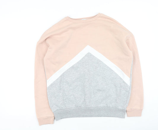 Papaya Womens Multicoloured  Polyester Pullover Sweatshirt Size S