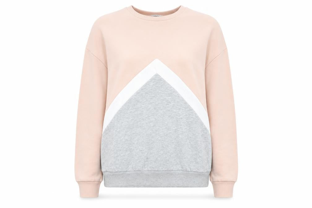 Papaya Womens Multicoloured  Polyester Pullover Sweatshirt Size S