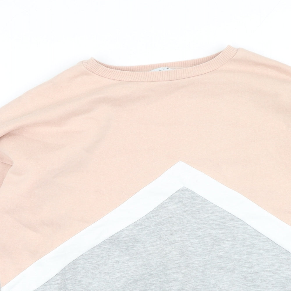 Papaya Womens Multicoloured  Polyester Pullover Sweatshirt Size S