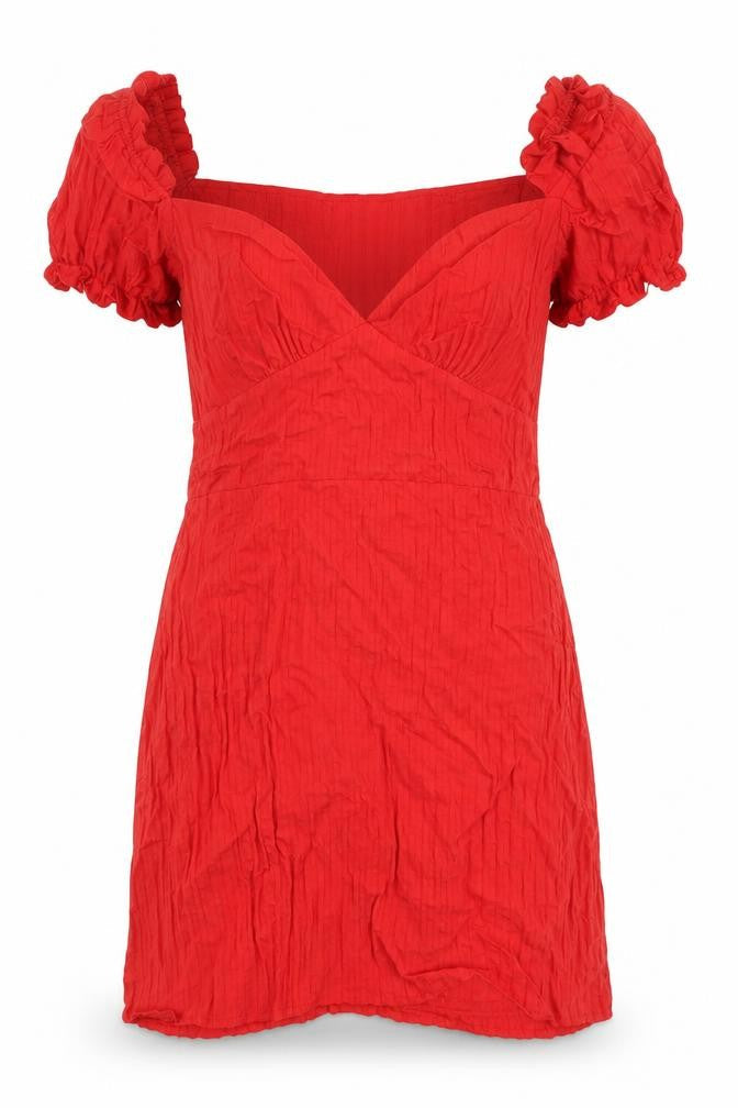 SheIn Womens Red  Cotton Bodycon  Size L  V-Neck