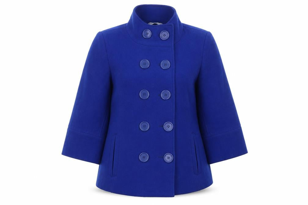 Joanna Hope Womens Blue   Jacket  Size 14  Button