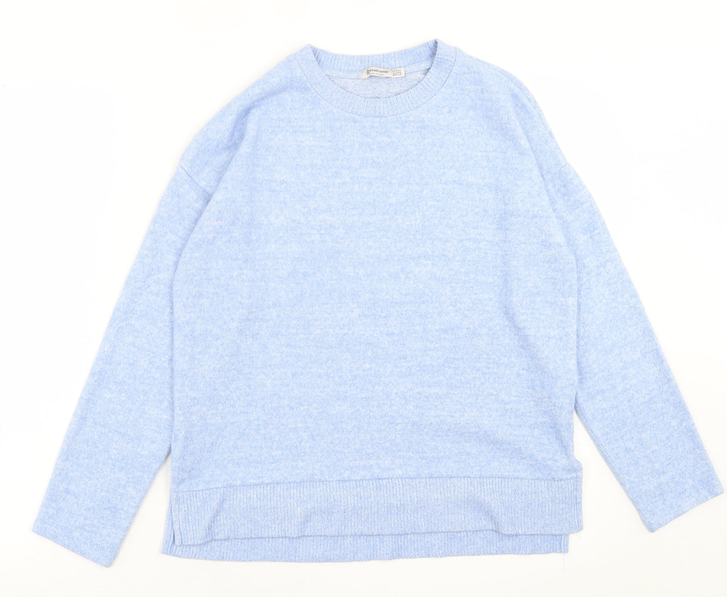 Stradivarius Womens Blue Crew Neck  Polyester Pullover Jumper Size XS
