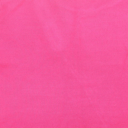 Topshop Womens Pink Crew Neck  Acrylic Pullover Jumper Size 14
