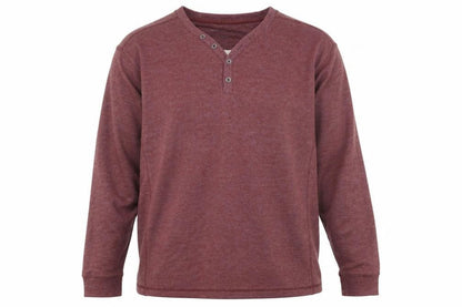 Easy Mens Purple V-Neck  Polyester Pullover Jumper Size 2XL