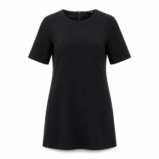 H&M Womens Black  Viscose Shift  Size XS  Round Neck Zip