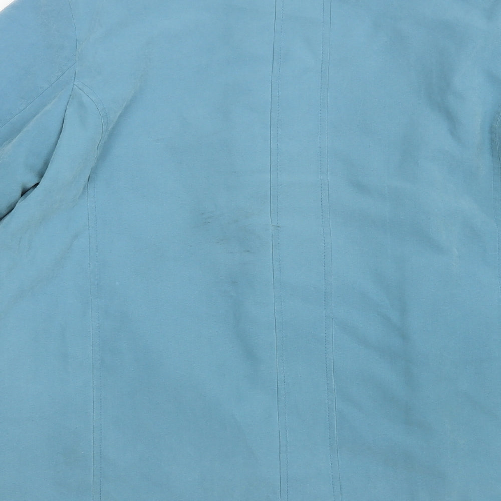 Klass Womens Green   Parka Coat Size L  Zip