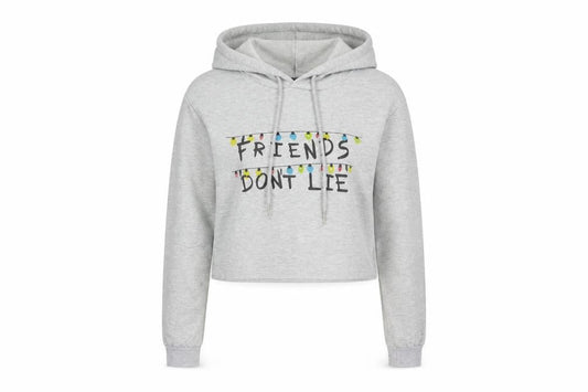 SHEIN Womens Grey  Polyester Pullover Hoodie Size XS  Pullover - Friends