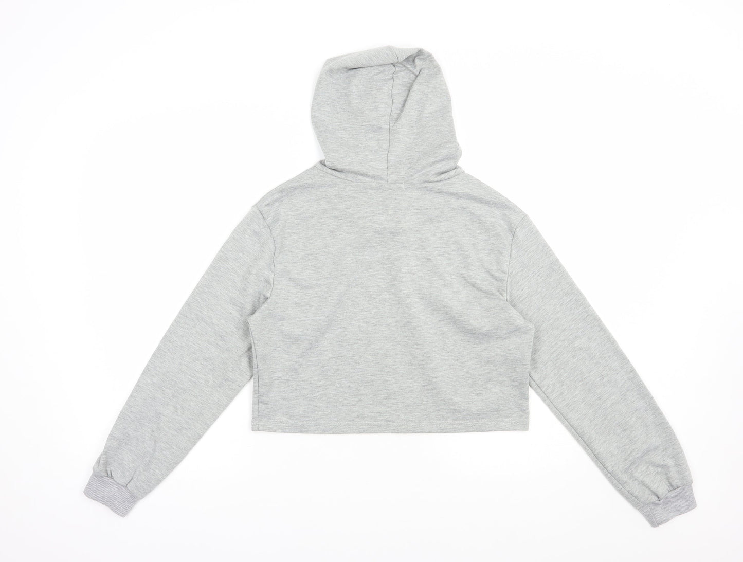 SheIn Womens Grey  Polyester Pullover Hoodie Size XS  Pullover - Friends