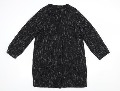 Soon Womens Black   Pea Coat Coat Size 12  Button