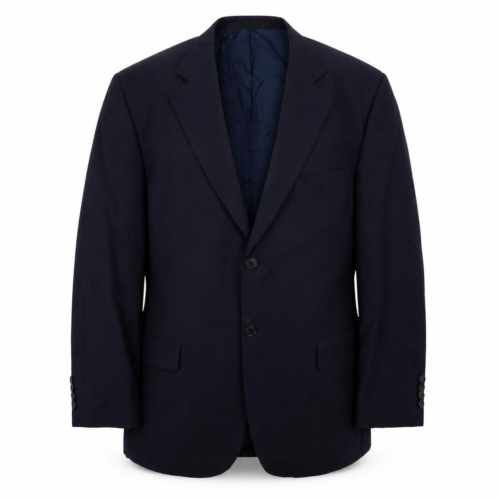 Marks & Spencer Mens Blue  Wool Jacket Suit Jacket Size 42