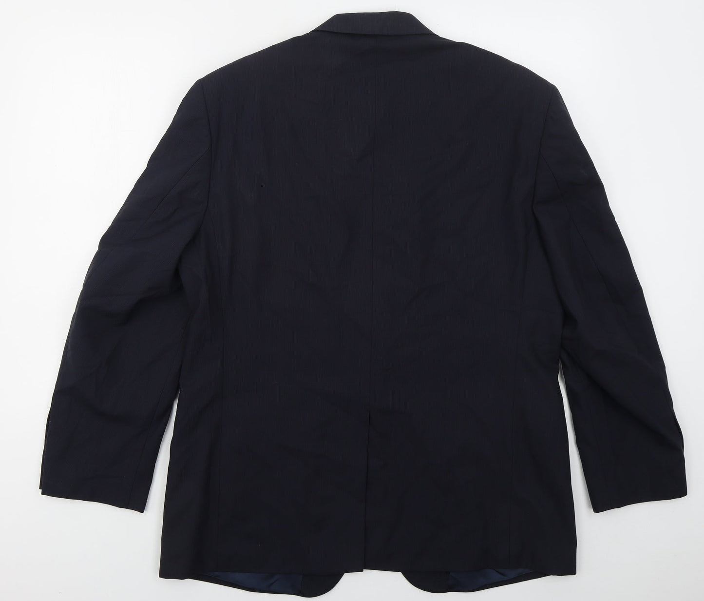 Marks and Spencer Mens Blue  Wool Jacket Suit Jacket Size 42