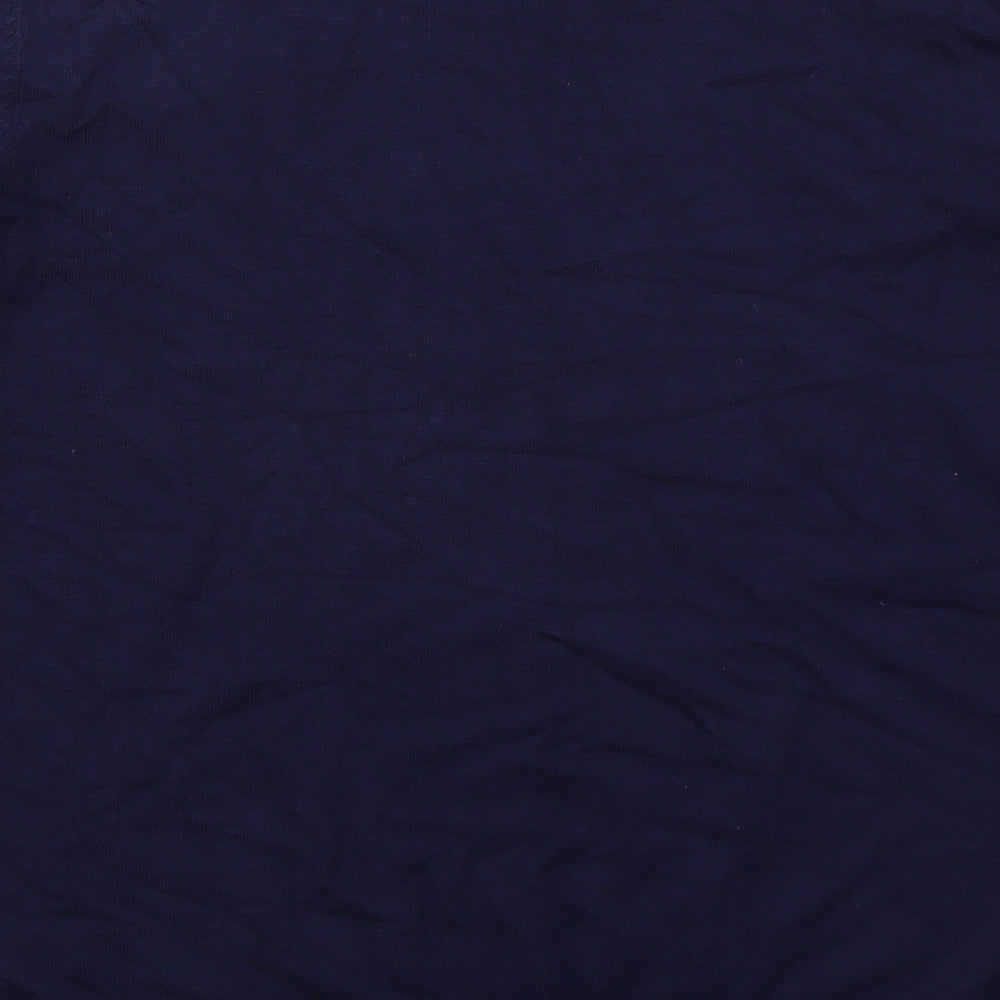 George Womens Blue Crew Neck  Viscose Pullover Jumper Size 14