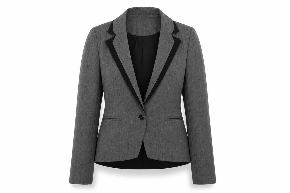 Warehouse Womens Grey  Polyester Jacket Suit Jacket Size 12
