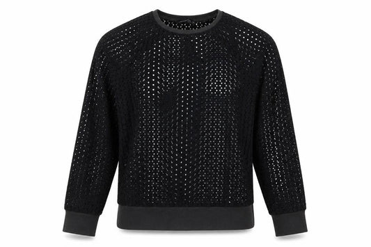 Atmosphere Womens Black  Polyester Pullover Sweatshirt Size 8  Pullover