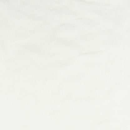 Select Womens White Collared  Acrylic Pullover Jumper Size XL