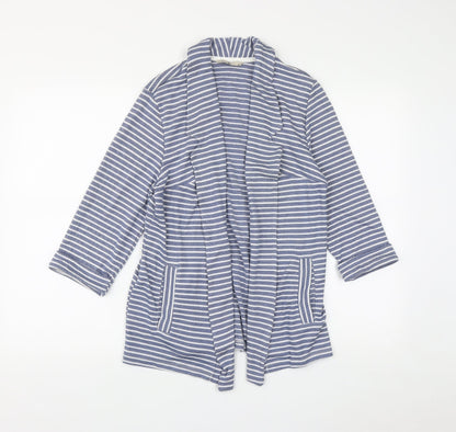 Tu  Womens Blue Striped  Jacket  Size 10