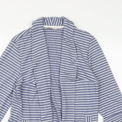 Tu  Womens Blue Striped  Jacket  Size 10
