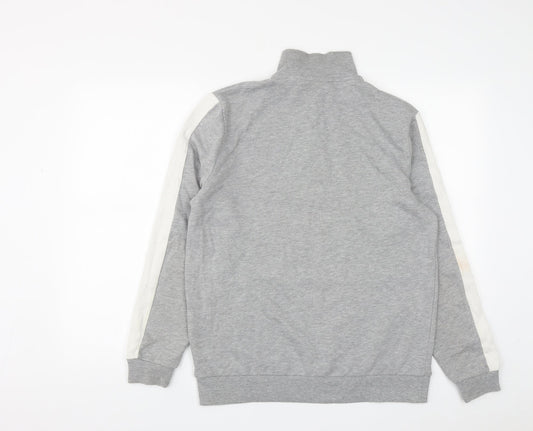ASOS Mens Grey  Cotton Pullover Sweatshirt Size S
