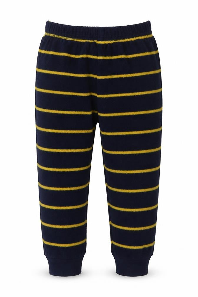 George Boys Blue Striped Polyester  Pyjama Pants Size 2-3 Years