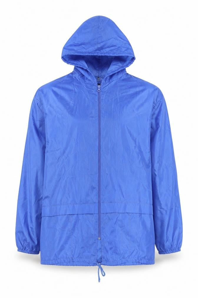 Protection Womens Blue   Rain Coat Coat Size M  Zip
