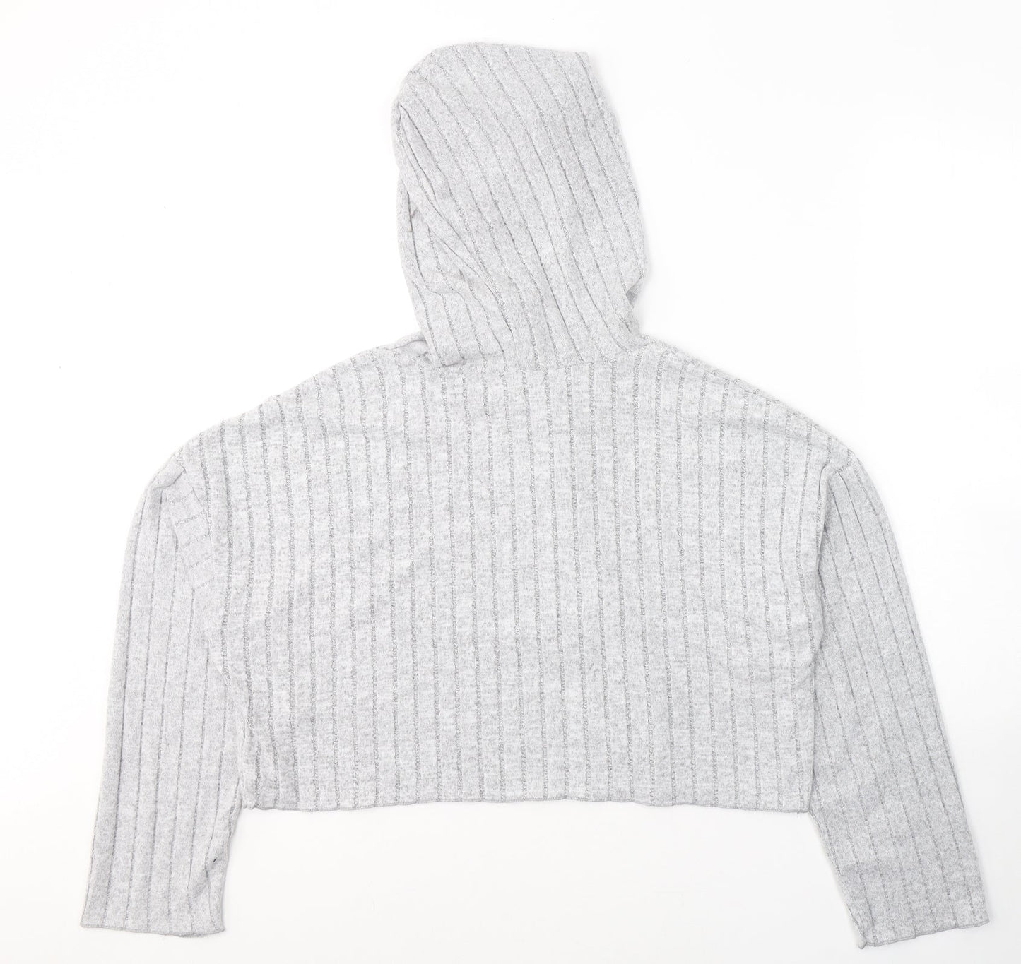 NEXT Womens Grey Round Neck  Polyester Pullover Jumper Size XL