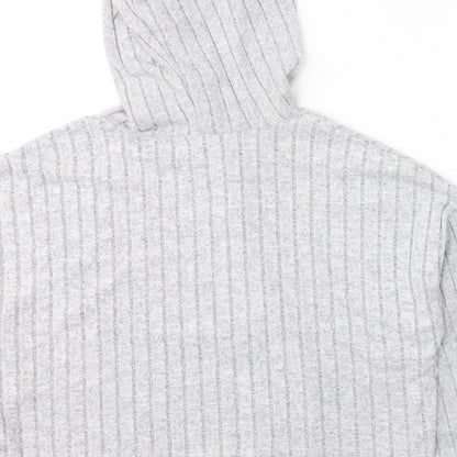 Next Womens Grey Round Neck  Polyester Pullover Jumper Size XL