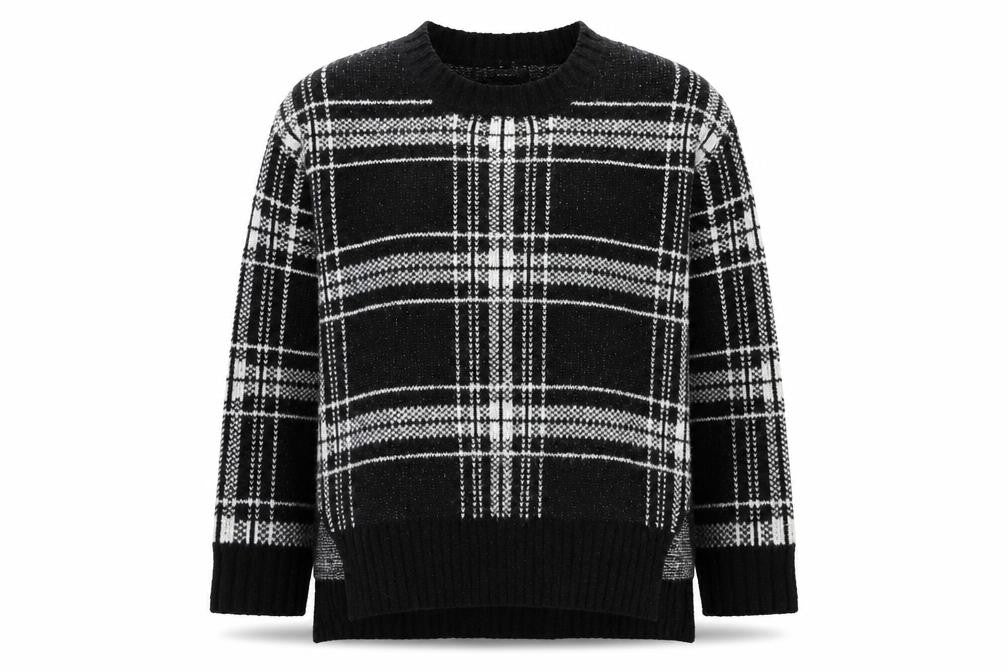 Marks & Spencer Womens Black Round Neck  Acrylic Pullover Jumper Size S