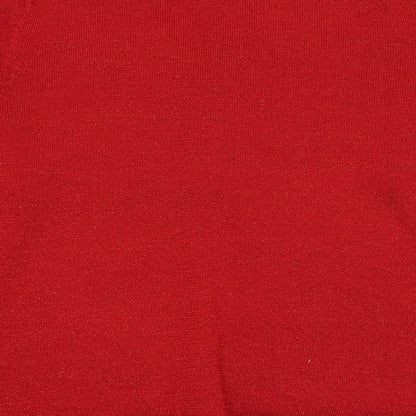 Preloved Sag Harbor Womens Red Round Neck  Acrylic Pullover Jumper Size M - Label