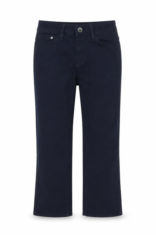 Cache Cache Womens Blue  Polyester Cropped Jeans Size 24 in L22 in Regular Zip