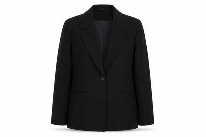 Armaranto Womens Black  Polyester Jacket Blazer Size 14